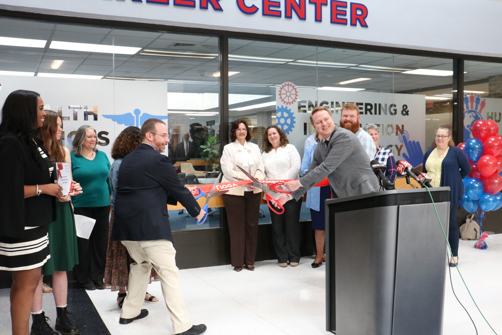 Career Center Ribbon Cutting