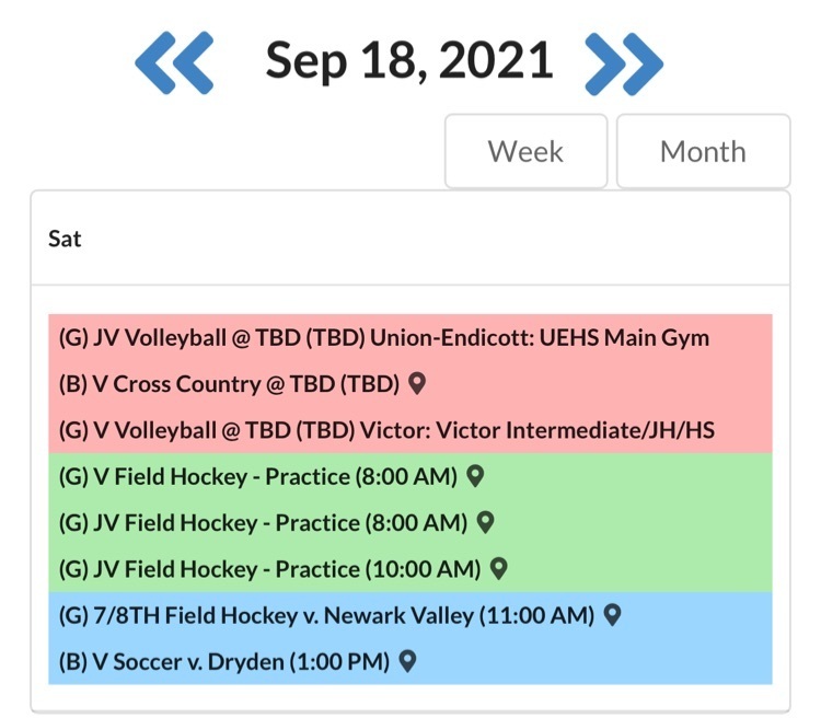 schedule