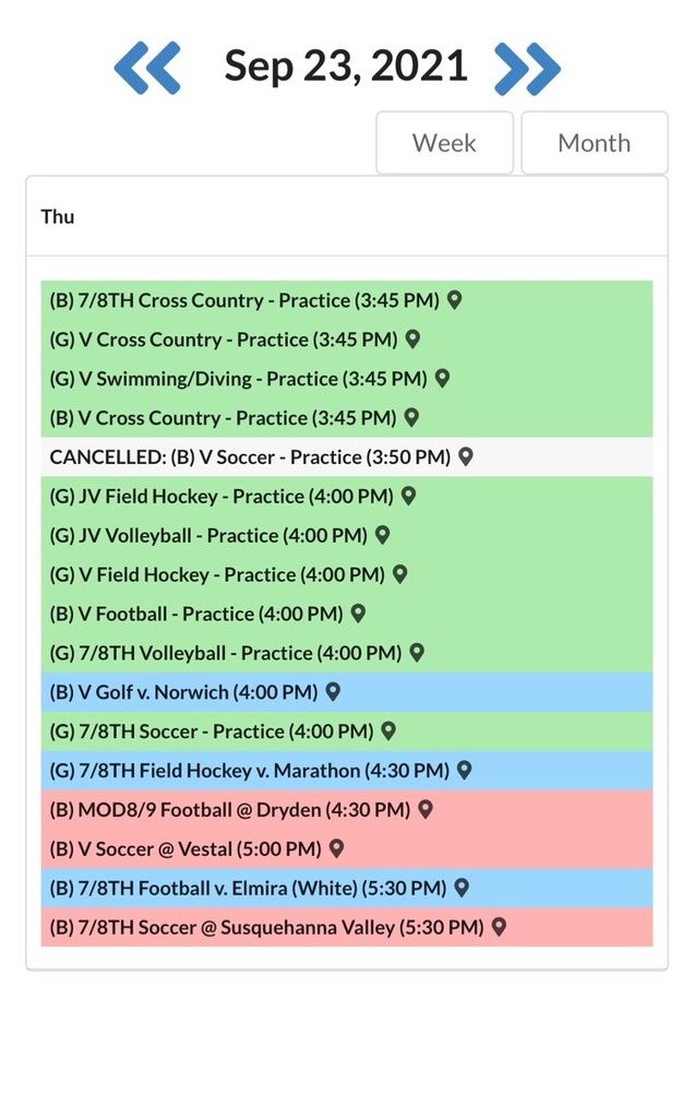 schedule 