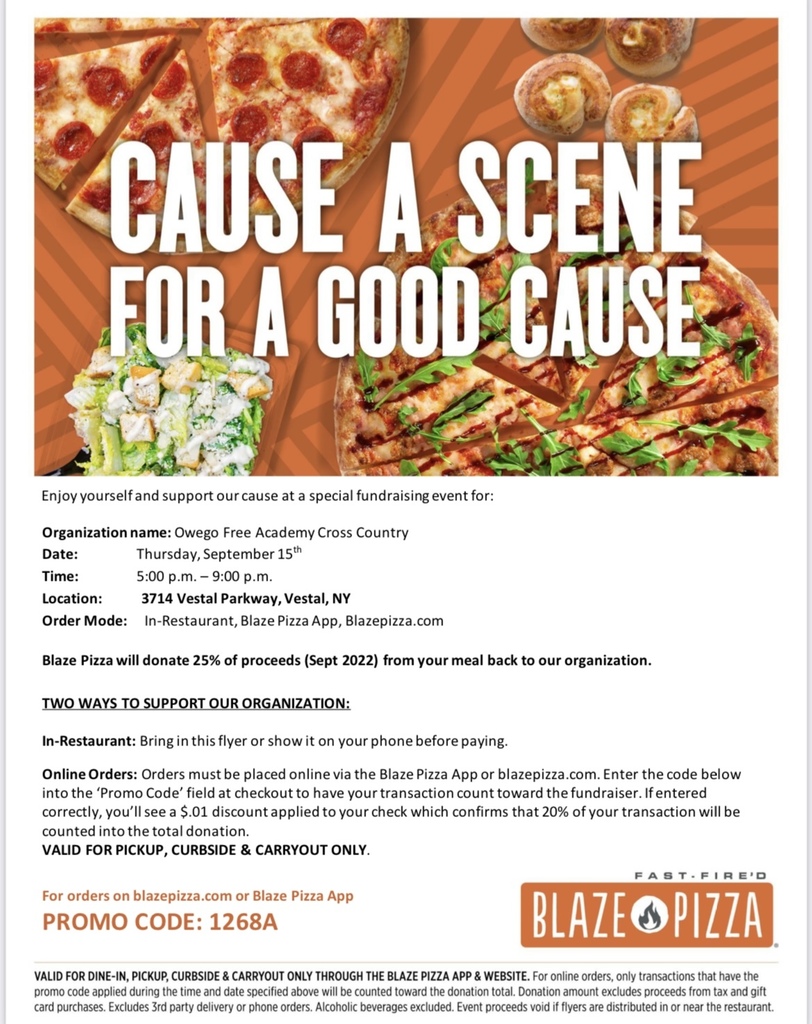 Cross Country Fundraiser