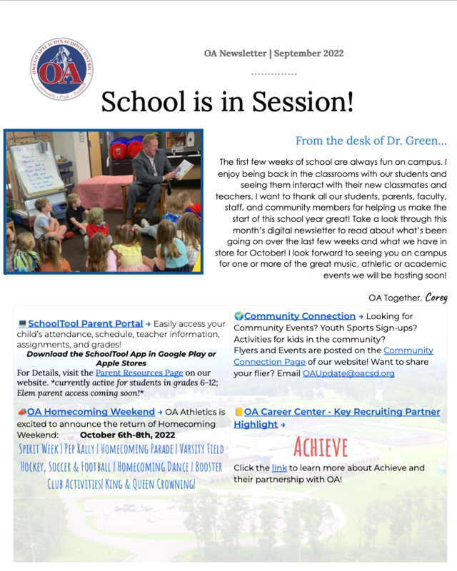 September 2022 Newsletter